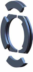 BCD ring: Against leakage and premature wear Extended service life Very short packing length Significantly reduced leakage HOERBIGER BCD packing rings are suited for applications in refineries and