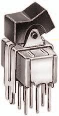 TERMINATIONS V4, V9 VERTICAL MOUNT, V-BRACKET 7401J1 BE2 4PDT Not available with I seal option. Available actuators, see pages -7 and -13. SNAP-IN DIM A V4.630 (16,00) V9 1.