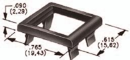 AVAILABLE ARDWARE Frame for J50, J60 & J90 Actuators MATTE 486701000 WITE 486702000 BLACK 486703000 RED GLOSS 486801000 WITE 486802000 BLACK 486803000 RED NOTE: Other colors available, consult