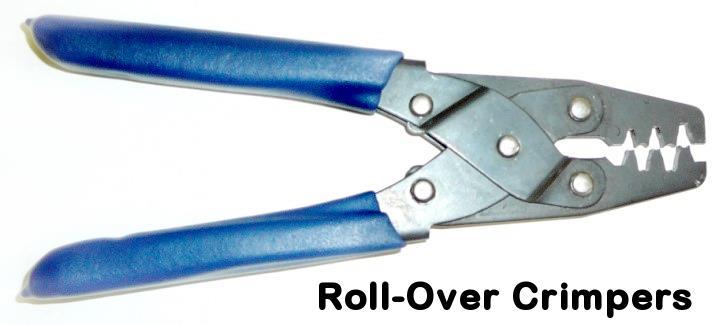 Wire Crimping and Stripping Tools: This style of hand crimper can be purchased from just about any local auto parts store, home improvement store or can also be purchased