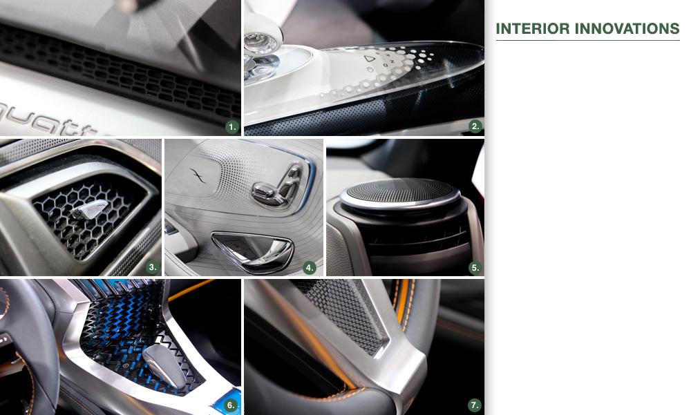 Perforation Proliferation New takes on perforated materials were seen extensively at the Frankfurt show.
