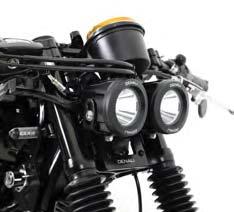 The kit includes brackets to relocate the turn signals, ignition, horn, and rectifier. $491.95 LAH.11.