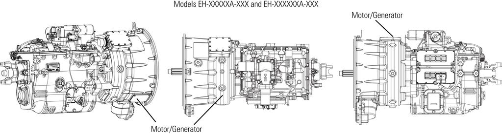 High Voltage Components Motor/Generator Top Mount XY Shifter Component Description and Location The
