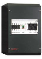 Capable of supporting one or two OutBack FX series inverter/chargers, up to three MX60 charge controllers, a MATE system controller and all the associated AC and DC components.