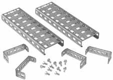 Grid Straps Grid Straps are 14 gauge plated steel. They are provided with specially designed rectangular holes to allow the use of cage nuts or front-loading cage nuts.