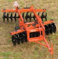 42 SERIES Offset Disc Harrows 7 8-13 6 10 1/2 Spacing Models Designed for 65 to 120 horsepower tractors 6 x 4 Main frame and 6 x 4 Gang beams 1 1/2 RC Steel axles, triple sealed ball bearings Depth
