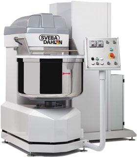 Fixed owl self-tipping MT - Spiral Mixer with Fixed owl and self-tipping apacity: 80, 120, 160, 200 and 240 kg Premium models specifically designed for intensive use and stiffer doughs.