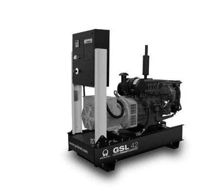 GSL SERIES AN ALTERNATIVE STATIONARY RANGE / OPEN VERSION POWER SUPPLY Great performance from these oil cooled engine generators, offering reliable power with easy installation.