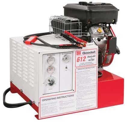600 SERIES START ALL UNITS 12 & 12/24 Volt Jump Start Units with Air Power 12 & 12/24V JUMP STARTING WITH AIR 11-612 29" TAKE THE POWER OF OUR BASE JUMP