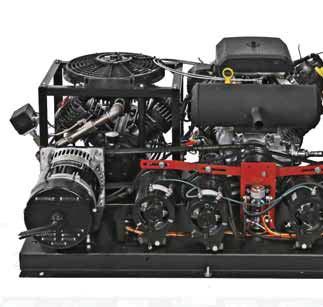 start, air cooled Kohler OHV V-Twin gasoline engine (required fuel tank sold separately see pg. 29) Single stage air compressor, 23 CFM @ 100 psi, 150 psi max.