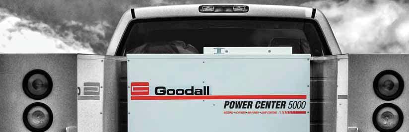 POWER CENTERS Your single source for service truck power requirements THE POWER CENTERS GOODALL POWER CENTERS (GPC) ARE ALL-IN-ONE, MULTI-FUNCTION PRODUCTS DESIGNED TO MEET THE NEEDS OF TODAY'S