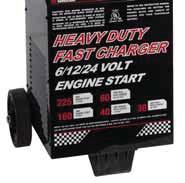 60/40/30 amp charge rates 225 amp engine start Ammeter and voltmeter 51-815V CHARGER/STARTER 6 & 12
