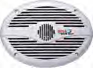 MARINE SPEAKERS MR690 350 WATTS 6" X 9" 2-WAY COAXIAL MARINE SPEAKERS Subwoofer Basics Size: 6" x 9" Total Power: 350 Watts Performance Frequency Response: 60 Hz to 20 khz