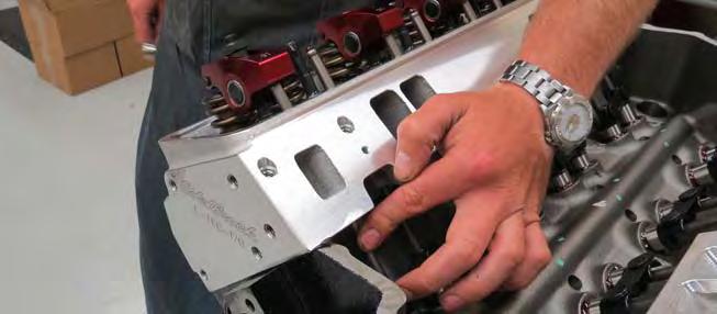 NOTE: Steps 57-60 are procedures to properly install the rocker arms and adjust the valves springs.