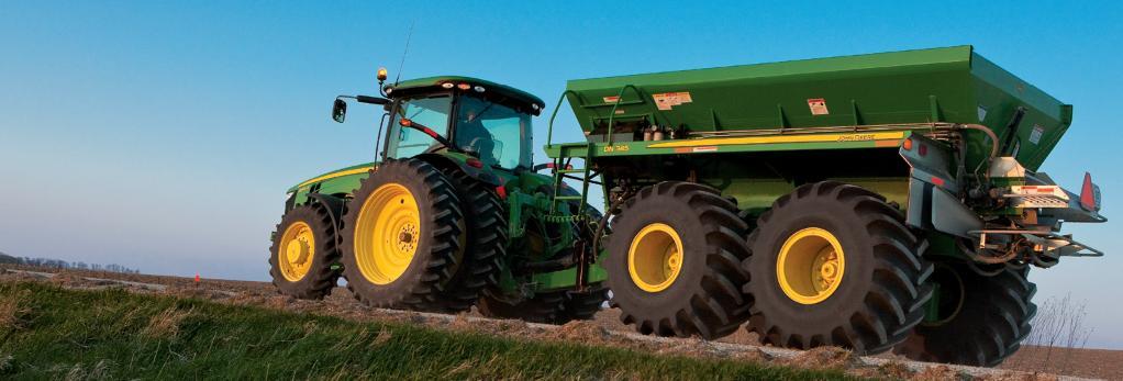 n Variable-ratio steering changes the number of steering-wheel rotations required to turn the tractor based on speed.