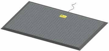 Please note for over measure: The areas to be safeguarded are made up by the dimension of the safety contact mat and the dimensions of 70mm / 2.