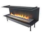 levels of flame height Bespoke sizes External wireless temperature sensor Capacity: 8 L Burning time: 6-12 h Net