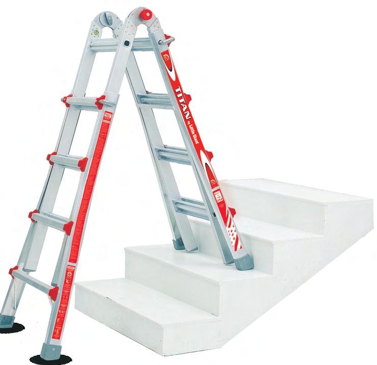 D-1 WARNING: Do not remove Lock Tab Assemblies from lower half of the ladder without having