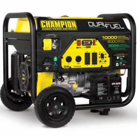 electric start, duel fuel Powered Portable Generator. $2,241.00 delivered and set up ready to use.