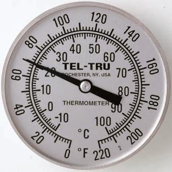1 3 /4", 2" and 3" Laboratory Testing and General Purpose Thermometers These models are used for general-purpose testing applications such as laboratory, food, concrete, asphalt, soil and photography