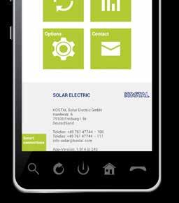 The KOSTAL Solar App is available for the Android and ios operating systems.