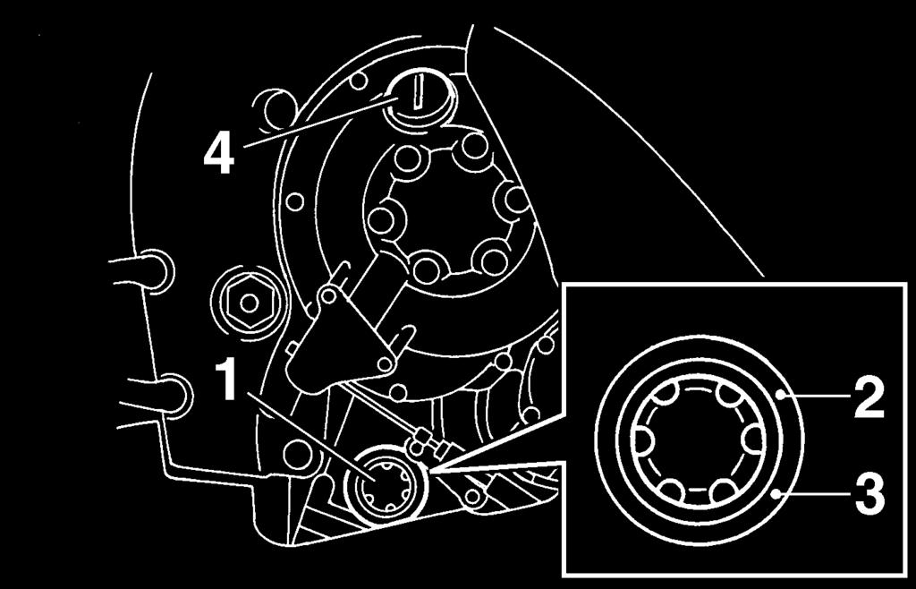 PERIODIC MAINTENANCE AND MINOR REPAIR The engine oil should be between the minimum and maximum level marks. b. Remove the engine oil filler cap with the special wrench as shown. 1. Cowling 1.