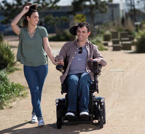 The is an elite, high performance, centre wheel drive power wheelchair equipped with the advanced seating system and revolutionary LiNX smart technology.