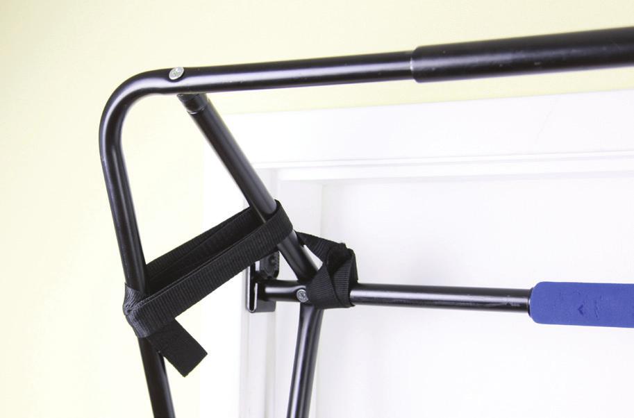 To store the EZ-Up Strap when not in use, loop the entire length of the strap around the Small Diameter bars