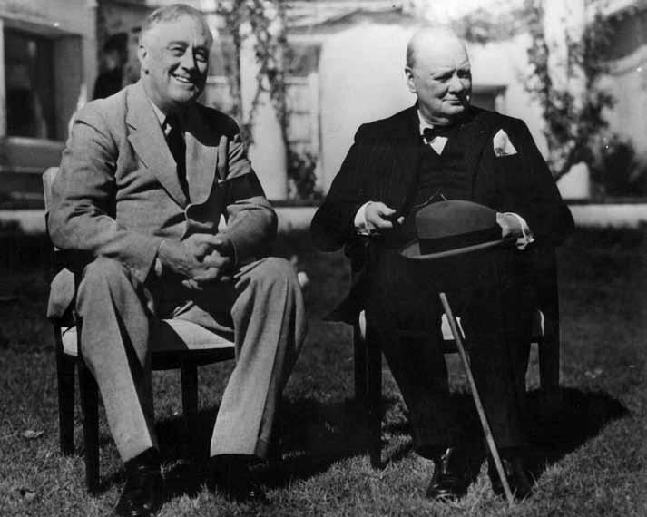 Text of President Roosevelt and Mr. Churchill s message to the Italian people Delivered 16th July 1943 devastation of war home to the Italian people.