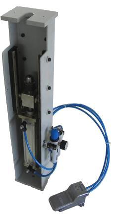 regulator with pneumatic foot pedal Hook sizes 3 standard hook