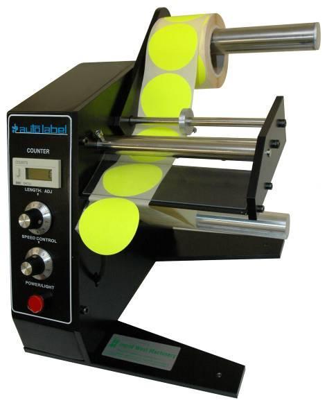 Ltd IWM-LD Electronic Label dispenser Specification & Features Ideal for small labels and small work areas Will dispense labels and die-cut parts Photosensor Accuracy and Reliability Automatically