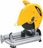 METAL WORKING OFFERS 2200W - 355MM ABRASIVE CHOP SAW D28710-XE 2200W abrasion protected motor Quick release material clamp 3,800rpm no-load speed Spindle lock for easy wheel change Adjustable spark