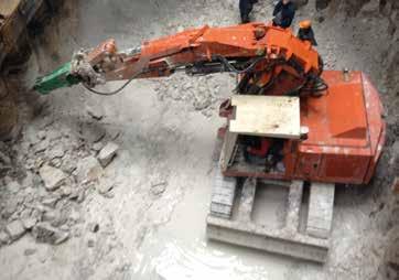 ELECTRICALLY DRIVEN TUNNEL EXCAVATOR For special use, e.g.