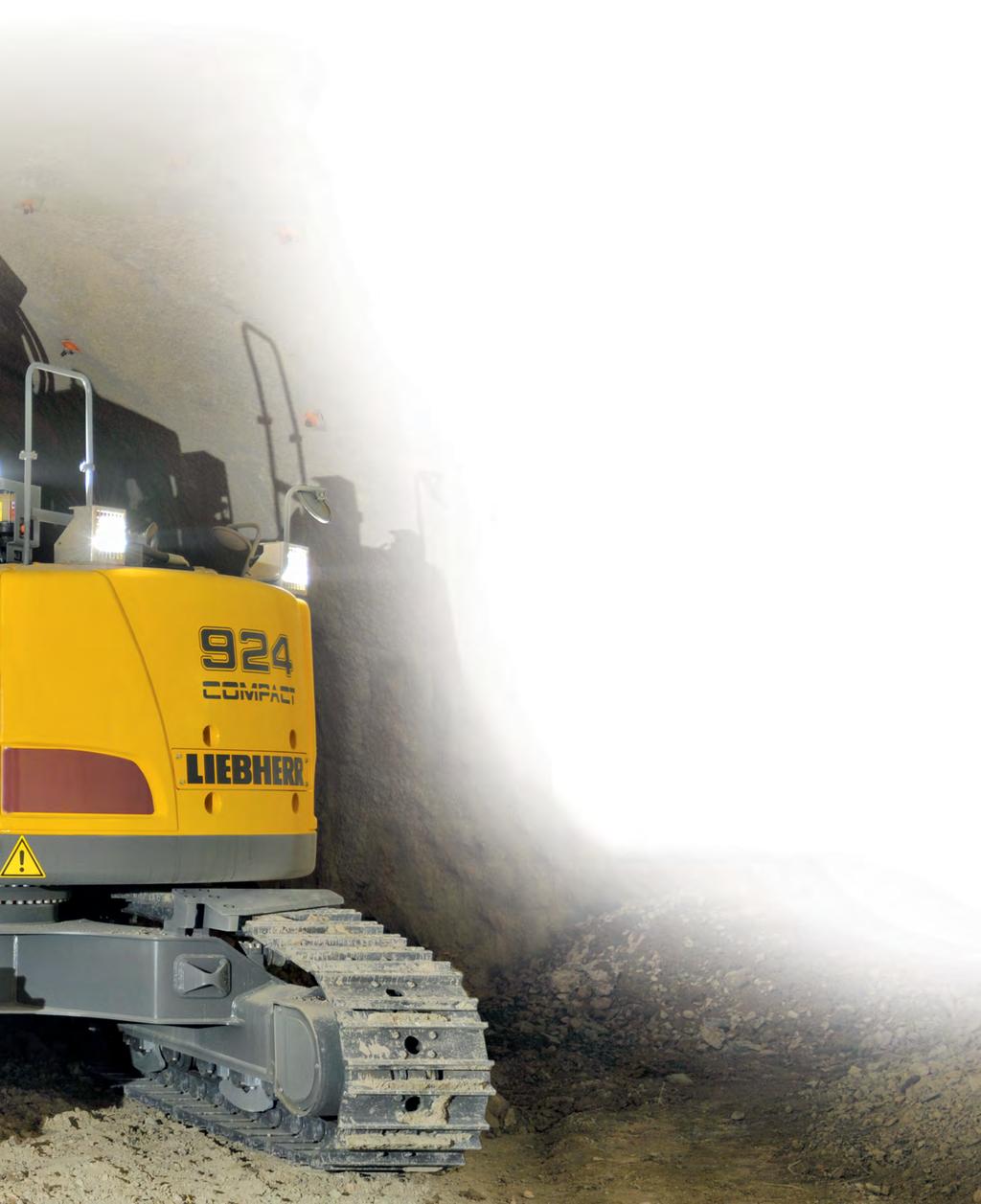 Perforances Tunnel construction is one of the toughest environents for excavator operation that exists.