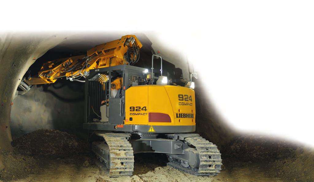 Economy with High Performance Tunnel construction is one of the toughest environments for excavator operation that exists.