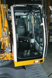 Comfort Designed to the latest ergonomic standards, the operators cab provides exceptional comfort, ease of operation and an outstanding, wide view to the working area - with air-conditioning
