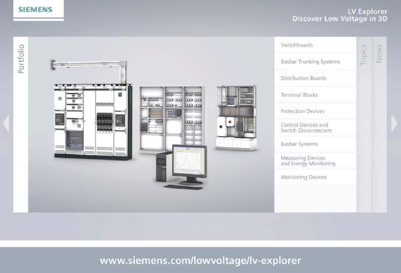 Siemens AG 4 Get all the information you need with just one click LV Explorer Discover Low