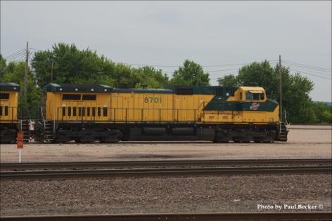 The Dynamic Duo as they are referred to are the only CNW units left that have not been patched or completely repainted.