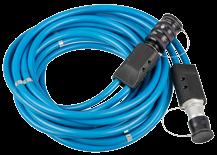 couplers Will not kink or crimp Extension Hose