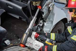 LIGHT THE WAY RUGGED High intensity LED lights on ION cutter handles illuminate the work areas ION Battery Powered Tools The ION line of rescue tools are lightweight and compact in size, allowing