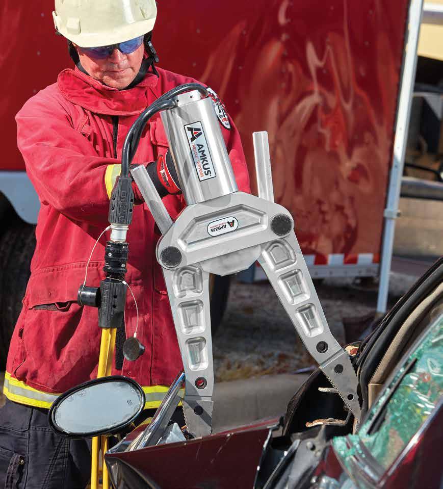 FIRST IN The combi-tool is a great first on scene tool from an engine or EMS response Hydraulic Tools AMKUS hydraulic tools are long recognized as