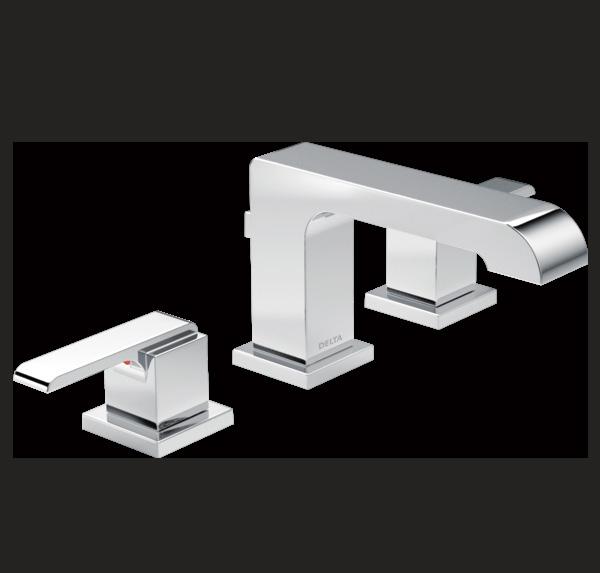 Plumbing Fixtures / Faucets ARA Chrome Manufacturer: Delta Bath Faucet Kitchen & Laundry Faucet *Delta Trinsic Faucet used