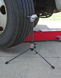 measures ball joint play (set-up pictured) and tie rod play HEAVY DUTY