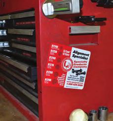 Gear 20503 EZ CAM EZ SIZER MAGNET This magnet sticks on the installer s tool box, out