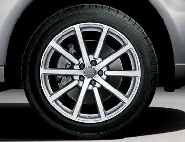 4 5 Sport and design We haven t reinvented the wheel. Although after so many tests, you would almost suppose we had. Audi cast aluminium wheels are subjected to constant strain during daily use.