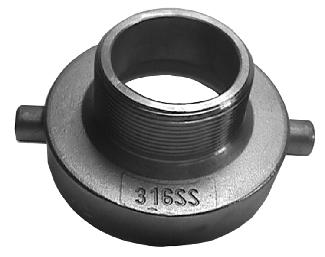 com PIPE CAPS & ADAPTORS PART NUMBER ISO-PA3030BNSS 3 T316 STAINLESS STEEL PIPE ADAPTOR.