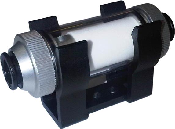 POINT OF USE INLINE FILTERS These small filters are used in applications requiring filtration at the point of use such as vacuum cup handling where a small vacuum venturi is the vacuum source and