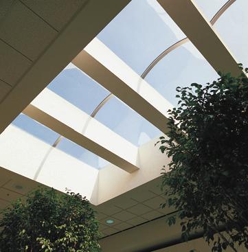 ARCHITECTURAL SERIES SKYLIGHTS ARCHED SYSTEM Our Arched System creates a curved element for your ceiling design, providing a long and continuous daylighting source.
