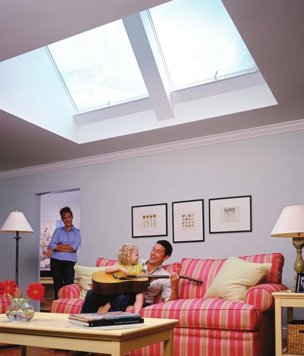 E-CLASS SKYLIGHTS E-CLASS THE MORE SKY SKYLIGHTS Our energy-efficient E-Class skylights are designed to deliver more light per rough opening, and install