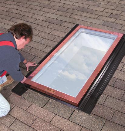 E-CLASS SKYLIGHTS NO MASTIC NO STEP FLASHING NO SEALANTS PATENTED ULTRASEAL SYSTEM CREATES AN IMPENETRABLE WATER BARRIER With our budget, we want to make sure we can put them in fast and easy, and